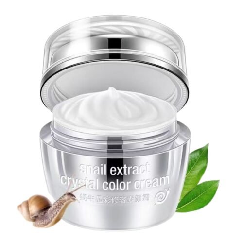 Snail Extract Crystal Color Cream – The Ultimate 2-in-1 Face Cream & Brightening Primer (50g)